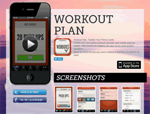 Tablet Screenshot of getworkoutplan.com